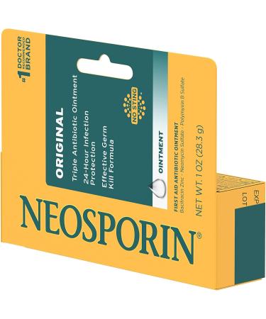 Neosporin Original First Aid Antibiotic Ointment - Wound Care Infection Protection & Scar Minimizer 1 oz for Minor Cuts Scrapes & Burns - Buy Online on GoSupps.com