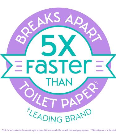 Nice 'N Clean SecureFLUSH Adult Flushable Wipes with Aloe & Vitamin E | 42 Count x 6 Packs - Buy Online on GoSupps.com