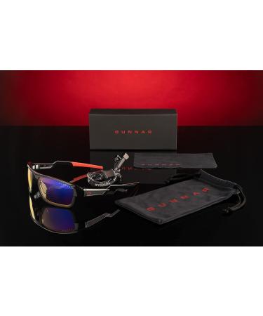 Gunnar Lightning Bolt 360 Gaming Glasses - Amber Lens 65% Blue Light Filter & UV Protection - Premium Onyx Design for Eye Comfort - Buy Online on GoSupps.com