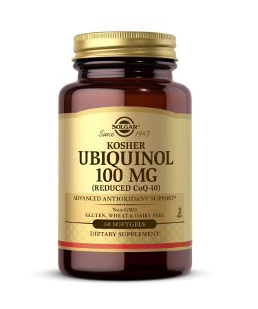Solgar Kosher Ubiquinol 100 mg 60 Softgels