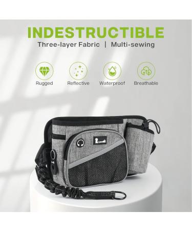 Premium Jogging Leash for Dogs - Elastic Buffer & Reflective Design for Hands-Free Running | Ideal for Medium & Large Breeds | Up to 110kg Capacity - Buy Online on GoSupps.com