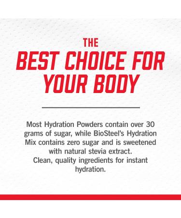 BioSteel Zero Sugar Hydration Mix - 5 Essential Electrolytes Mixed Berry Flavor 45 Servings - Great Tasting International Shipping - Buy Online on GoSupps.com