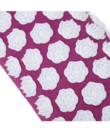 Acupressure Pillow - Massage Pillow for Neck Pain Relief Headaches & Muscle Relaxation (Purple) - International Shipping Available - Buy Online on GoSupps.com