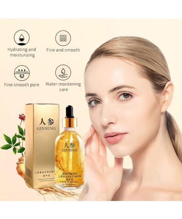 Ginseng Polypeptide Anti-Ageing Essence Oil - Set of 2 for Tightening Sagging Skin and Reducing Fine Lines - Buy Online on GoSupps.com