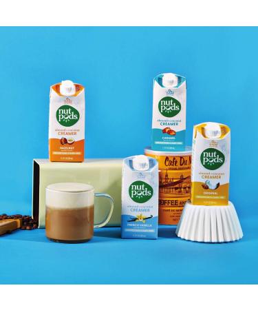 nutpods Variety Pack (4-Pack) Original French Vanilla Hazelnut and Caramel Unsweetened Dairy-Free Creamer Made from Almonds and Coconuts Whole30 Gluten Free Non-GMO Vegan Kosher - Buy Online on GoSupps.com