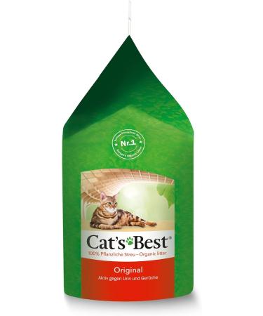 Cat's Best Original Cat Litter - 100% Vegetable Clumping Cat Litter with Maximum Suction Power 2.1 kg (Pack of 2) - Eco-Friendly & Effective - Buy Online on GoSupps.com