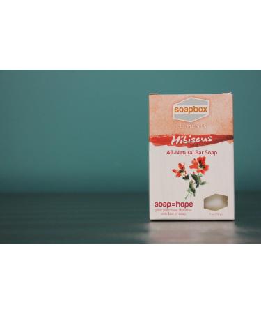 Buy SoapBox All-Natural Hibiscus Bar Soap - 5 oz - International Shipping Available - Buy Online on GoSupps.com