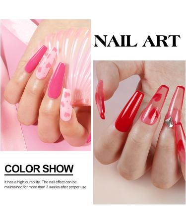 Nail Dipping Powder Kit 4 Colors for DIY Nail Art Long Lasting and Simple Operation High Quality No Need for Nail Lamp for Beginner Home Salon Manicure Gifts color14 - Buy Online on GoSupps.com