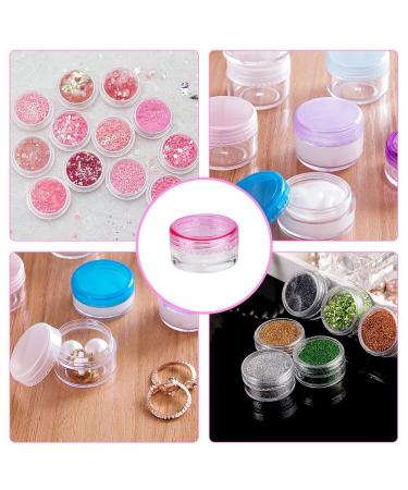 Accmor 100pcs 3g Empty Sample Containers with Lids - Cosmetic Jars + 5 Mini Spatulas - Buy Online on GoSupps.com