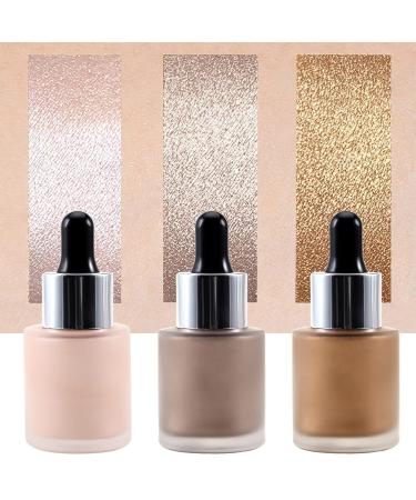 Erinde Liquid Highlighter 06 - Shimmering Face & Body Illuminator, Waterproof Glitter Makeup for Non-Sticky Glow - Buy Online on GoSupps.com