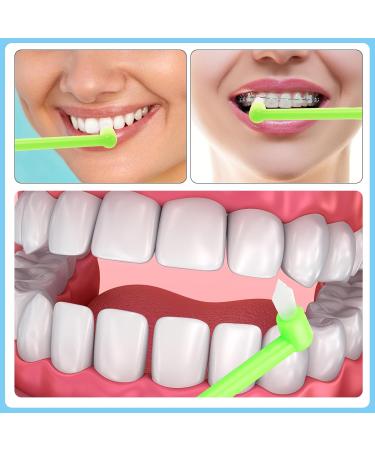 Ouligay 2-Piece Tuft Toothbrush Set | Soft Small Toothbrushes for Gaps & Braces | International Shipping - Buy Online on GoSupps.com
