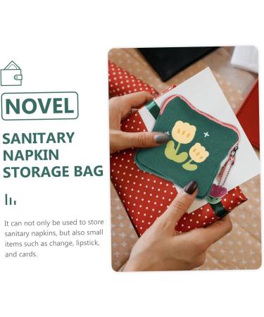 Shop Gogogmy Women's Bandage Storage Bags - Mint Matte Tampon Holder & Outdoor Period Bag - 11.5x11.5x2cm - Buy Online on GoSupps.com
