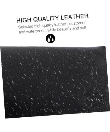 Small Lipstick Pouch - Leather Lipstick Organizer & Mini Cosmetic Bag with Mirror - Travel Size Makeup Case for Purse - Black 10x7x3cm - Buy Online on GoSupps.com