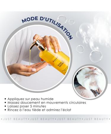 Vita C Shine Whitening shower gel 620 ml extra strong with vitamin C niacinamide kojic acid and hyaluronic acid moisturizing and complexion compensating - Buy Online on GoSupps.com