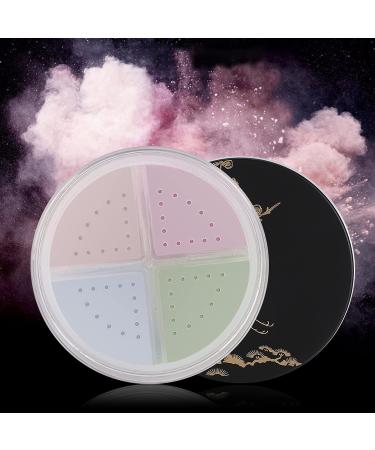 Long-Lasting Loose Powder Foundation | Oil Control Makeup Setting Powder | Smooth Complexion & Skin Tone Enhancer - Transparent Matt 01 (Mousse Light Color) - Buy Online on GoSupps.com