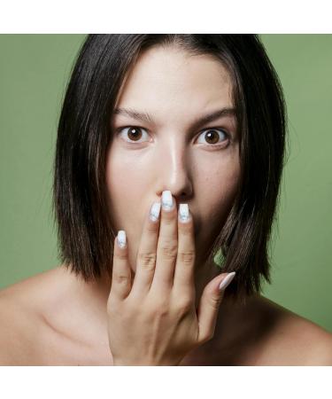 Gel Nail Stickers 20 Stickers Gel Nail Wraps Soft Self Upgrade Full-Cured Gel Nail Strips Adhesive Gel Nail Stickers Salon Lasting for 15 Days Gel Nail Strips No Need UV/LED Lamp (42-White) - Buy Online on GoSupps.com