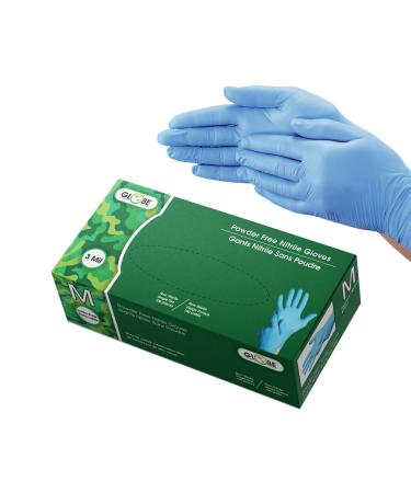 Nitrile Gloves Powder Free 3mil Sky Blue Medium