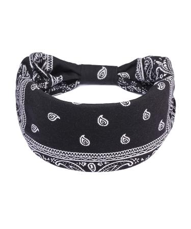6 PCS Wide Boho Headbands Set 2 for Women - Non Slip Sweat Fashion Headwraps for Workout, Sports, Yoga - Elastic Bandana Hair Bands, Large Headwear fit All Sizes - Buy Online on GoSupps.com