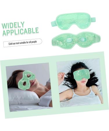 Healvian 2Pcs Cold Eye Mask Cooling Eyepatch Eye Cooling Mask Ice Gel Mask Gel Eye Mask Cold Puffiness Compress Ice - Buy Online on GoSupps.com