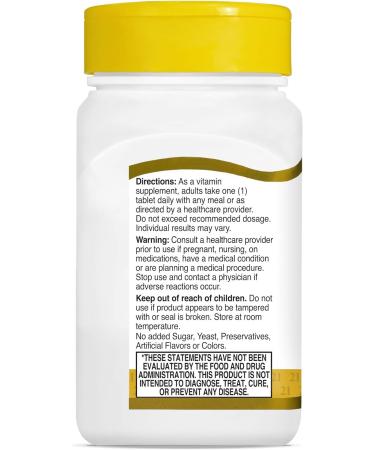 21st Century B-12 500 mcg Tablets 110-Count - Pack of 2 | Energy & Immune Support - Buy Online on GoSupps.com