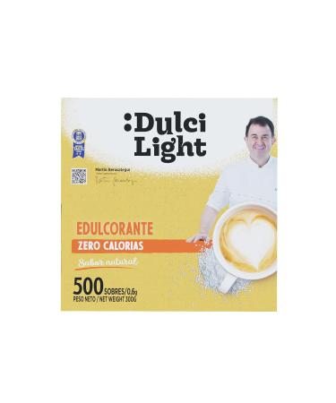 Dulci Light Sucralose Sweetener Sticks - 500 Calorie-Free Natural Sugar Substitute for Drinks & Food - Individually Packed - Buy Online on GoSupps.com