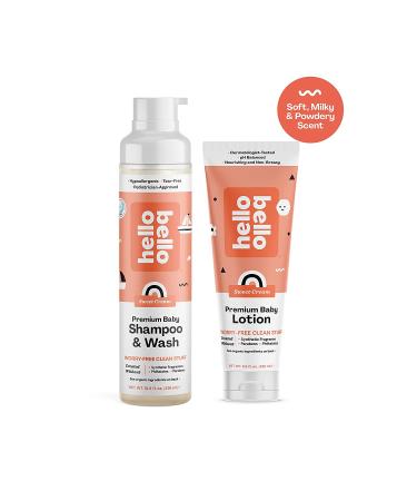 Hello Bello Sweet Cream Premium Lotion - Vegan, Cruelty-Free, Dermatologist-Tested | 8.5 fl oz Nourishing Moisturizer for Sensitive Skin | Babies & Kids - Buy Online on GoSupps.com