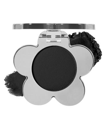 Erinde Matte Eyeshadow Palette Single Eye Shadow Powder Palette Korean Style Makeup Palette High Pigmented Nude Soft Beige Brown Dark Smoky Cosmetic Eyeshadows #107 Black