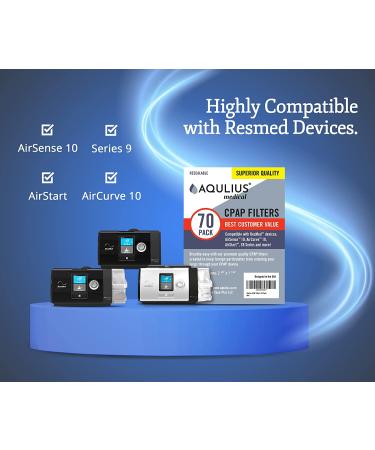 Disposable CPAP Filters - One Year Supply for ResMed Air 10, Airsense 10, Aircurve 10, S9 Series & More - Buy Online on GoSupps.com