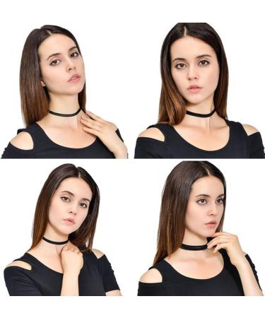 VSilay Lianxue Niche Neck Band Set - 4 Stylish & Trendy Dainty Necklaces for Women | Fashion Accessories - Buy Online on GoSupps.com