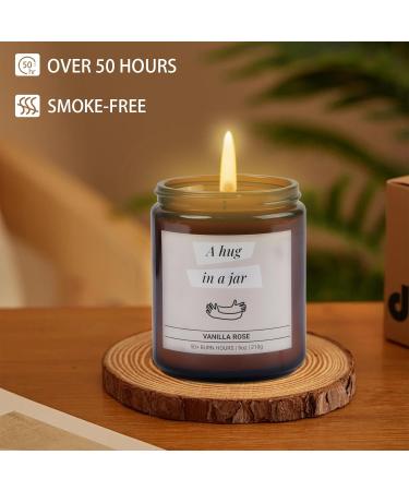 Rose Scented Candles - Unique Gifts for Women | Thinking of You Sympathy & Christmas Ideas - Buy Online on GoSupps.com