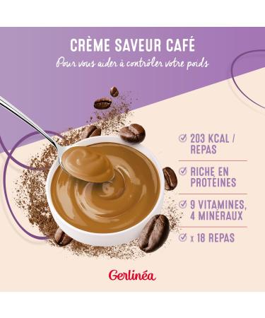 Gerlin a - Slimming Meal Cream - Complete and Fast Meal Replacement - Flavor: Coffee - 540g - Buy Online on GoSupps.com