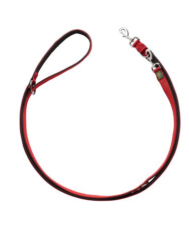 HUNTER NEOPRENE Adjustable dog leash 2.5 x 200 cm red/black 2.5 x 200 cm red/black