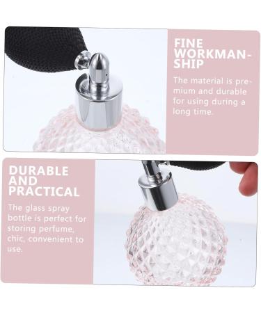 MAGICLULU 1 Set Perfume Bottle Perfume Sprayer Refillable Glass Bottle Vintage Glass Bottle Perfume Spray for Perfume Glass 6x6cm Pink - Buy Online on GoSupps.com