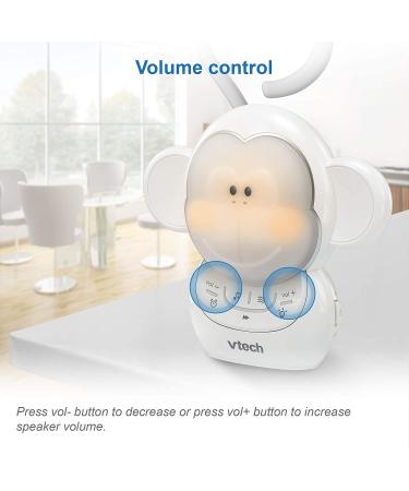 VTech Myla The Monkey Baby Sleep Soother - White Noise Sound Machine with Soft Ambient Sounds, Melodies, Night Light - 1 Count - Buy Online on GoSupps.com