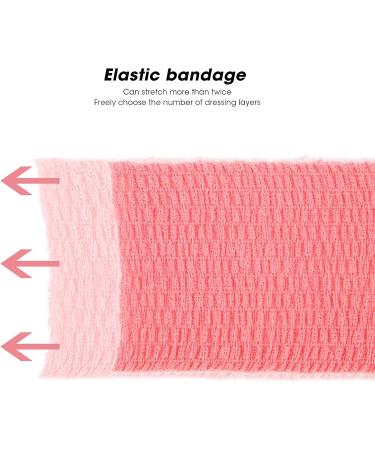 Self Adhesive Elastic Cohesive Bandage Rolls - Pink | Sports Wrist Ankle & Finger Care | International Shipping Available - Buy Online on GoSupps.com
