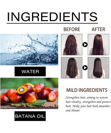 Batana Oil for Hair Growth Derma Roller and Hair Growth Serum Kit 100% Natural Batana Oil for Hair Care Enhances Hair & Skin Radiance Hair Growth Oil for Stronger Thicker - Buy Online on GoSupps.com