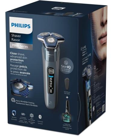 Philips Electric Shaver Series 7000 Wet & Dry with SkinIQ technology & Cable-free Quick Clean Pod S7882/50 - Buy Online on GoSupps.com