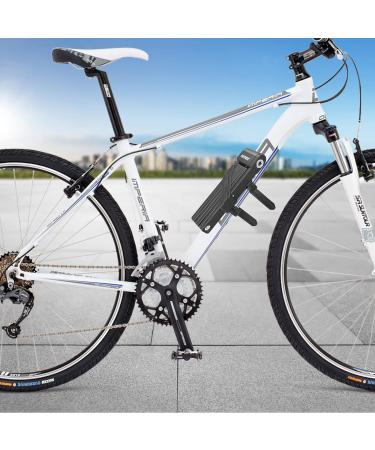 High-Security Folding Palace Bicycle Lock - Hardened Steel 6 Joints Includes 2 Keys & Key Ring - Perfect for Bikes & MTBs Black - Buy Online on GoSupps.com