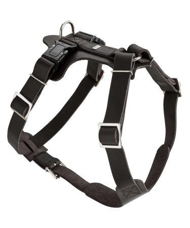HUNTER Aalborg dog harness leather SM/2 black black SM/2