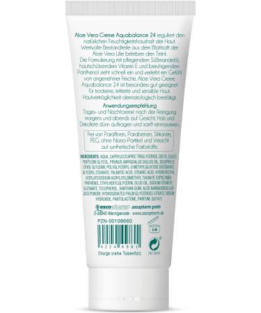 Sovita Aloe Vera Cream Aquabalance 24 - Lightweight Moisturizer for Natural Skin Hydration | 100ml - International Shipping Available - Buy Online on GoSupps.com
