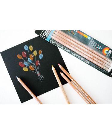 MultiPastel Chalk Pencils 4/Pkg - Brights | Vibrant Colors for Art Projects - Buy Online on GoSupps.com