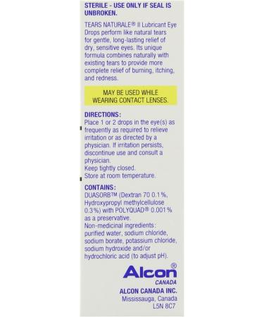 Tears Naturale Solution 15ml - Buy Online on GoSupps.com