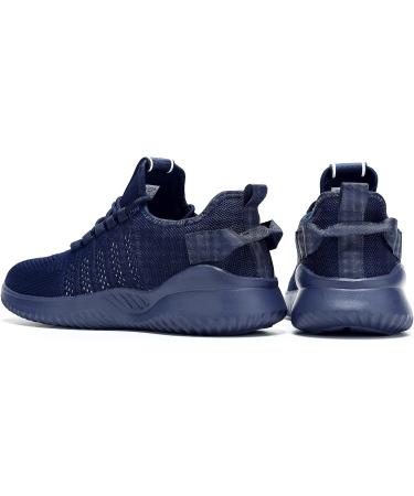 Mevlzz Men's Slip On Walking Shoes - Lightweight Breathable Non Slip Running Sneakers in Navy Blue - Buy Online on GoSupps.com