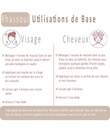 Rhassoul Powder - Purifying Clay from Morocco 100% Natural and Hypoallergenic - Skin and Hair Mask - 200gr - Buy Online on GoSupps.com