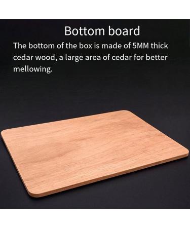 Cigar Box Humidors Cigar Box Portable Cigar Box Keeps Cigars Fresh Moisture-Proof and-Proof Suitable for 35-80 Cigars - Buy Online on GoSupps.com