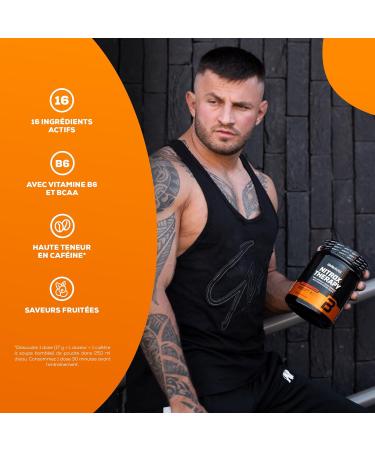 BioTechUSA Nitrox Therapy | With Vitamin B6 Magnesium and Caffeine | 16 Active Ingredients | Gluten Free Lactose Free 340 g - Buy Online on GoSupps.com