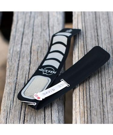 PARA'KITO Mosquito Repellent Wristband - Waterproof Outdoor Pest Bracelet with Natural Oils - Sport Edition (Black) - Buy Online on GoSupps.com