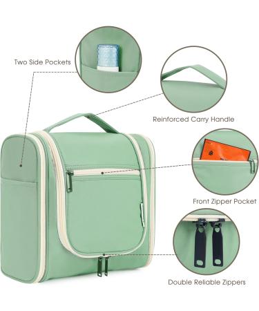 Travel Hanging Toiletry Wash Bag Makeup Cosmetic Organizer for Women (Spring Green (Large)) - Buy Online on GoSupps.com