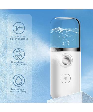 Mist Sprayer | Sprayer Mister Hydrating Portable - Eyelash Aftercare Tool - Rechargeable Face Steamer for Lash Salon Make-Up & Skincare Treatments White - Buy Online on GoSupps.com