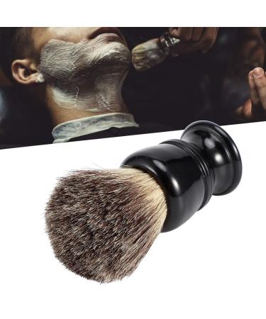 Premium Luxurious Shaving Brush - High Density Hair Black Resin Handle for a Perfect Shave - Ideal for Thick Lather - International Shipping Available - Buy Online on GoSupps.com